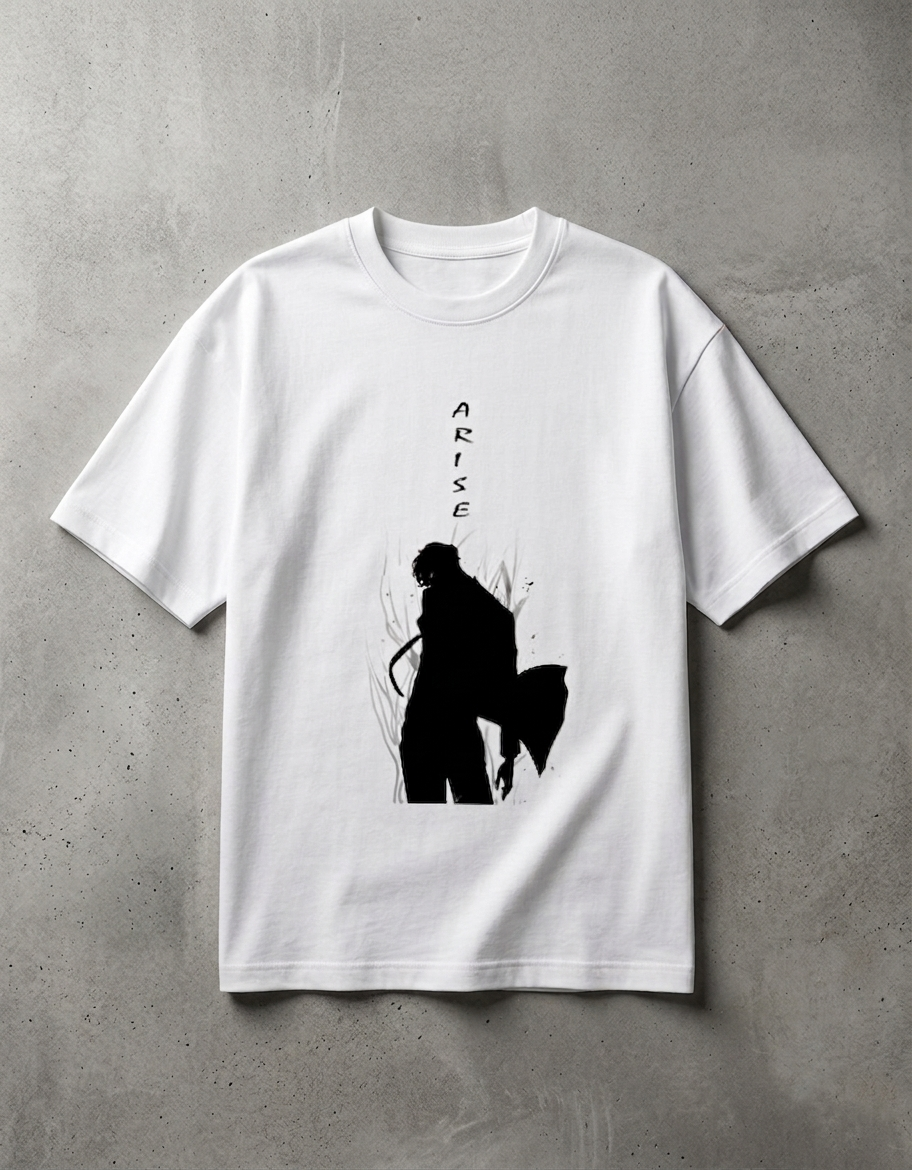 ARISE Oversized Graphic Tee – Premium Anime Streetwear T-Shirt