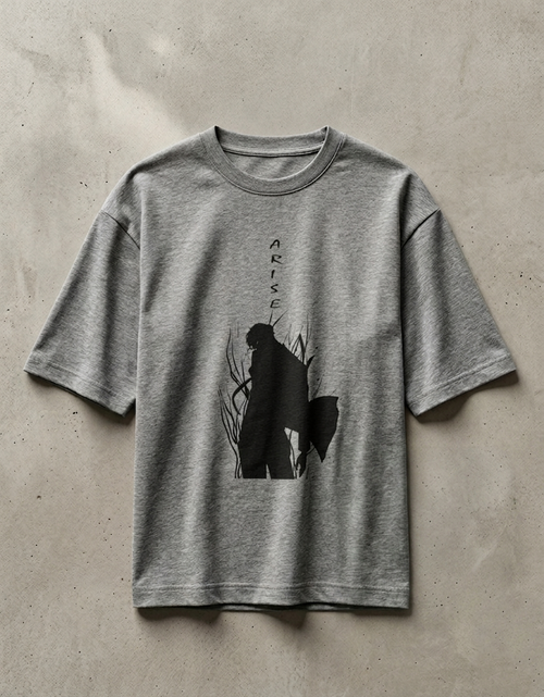 ARISE Oversized Graphic Tee – Premium Anime Streetwear T-Shirt