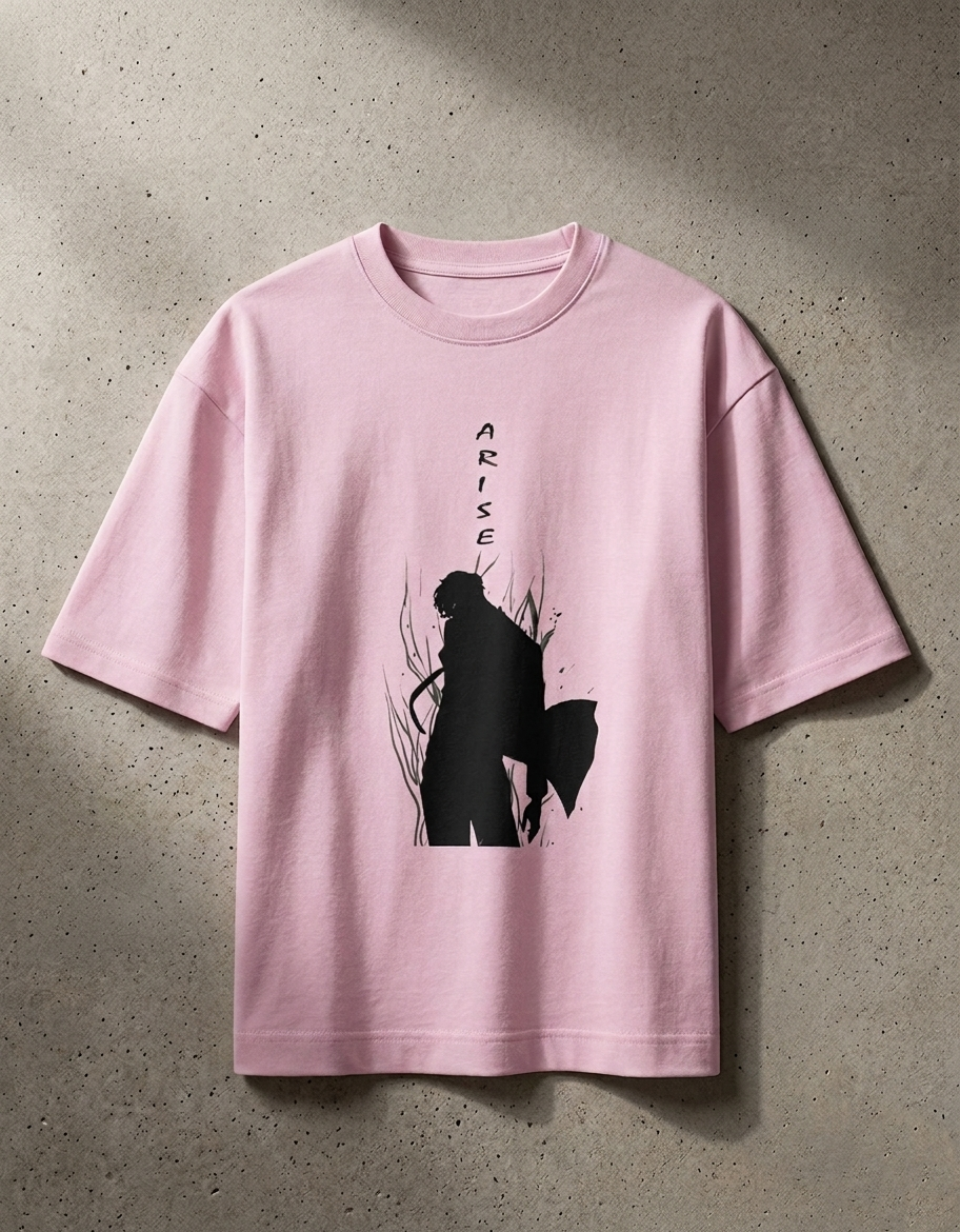 ARISE Oversized Graphic Tee – Premium Anime Streetwear T-Shirt
