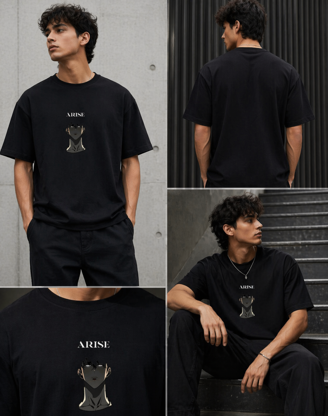 Arise Shadow Tee – Black Edition