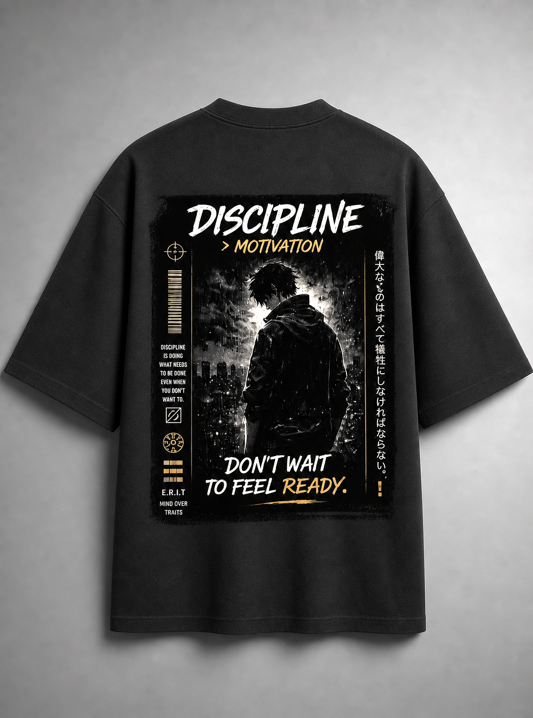 No Days Off Oversized Streetwear T-Shirt – Discipline Graphic Tee