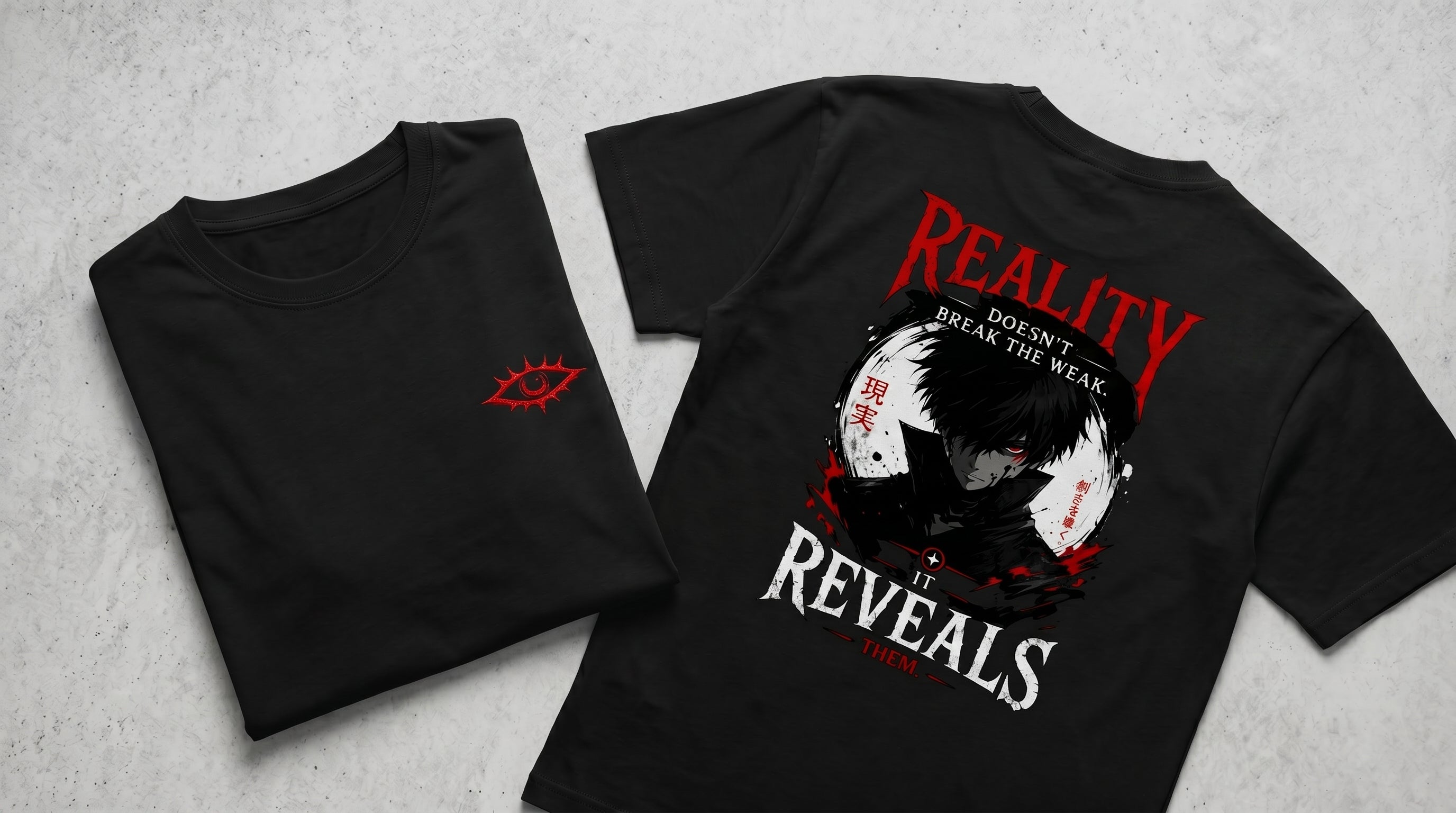 Reality Reveals Anime Graphic T-Shirt