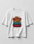 Struggles Today Success Tomorrow – Unisex Oversized Motivational Cotton T-Shirt